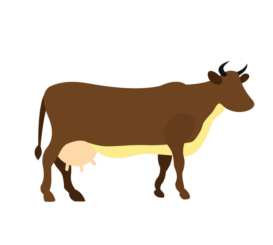 brown cow icon