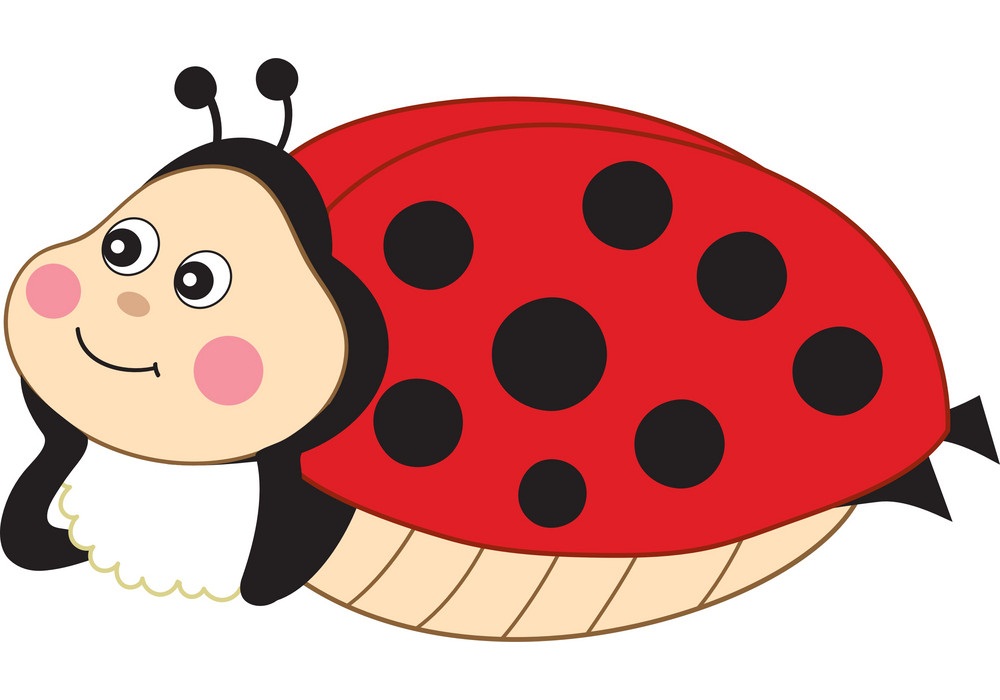 cartoon female ladybug