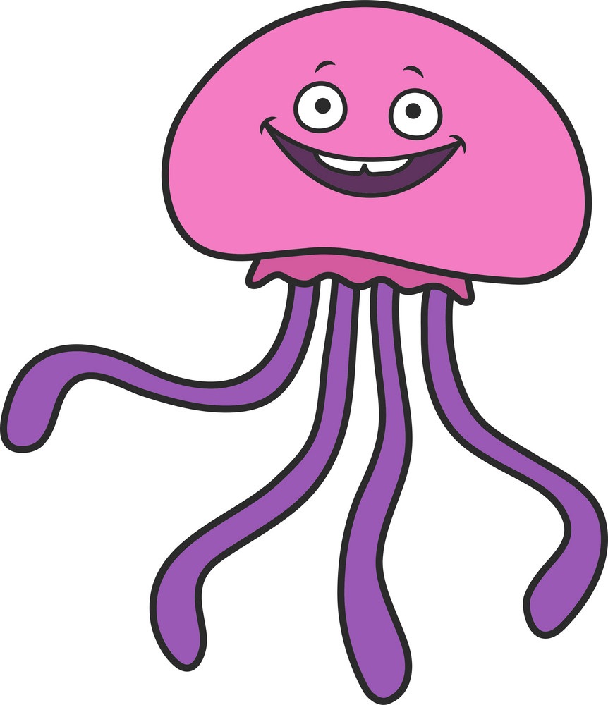 cartoon jellyfish