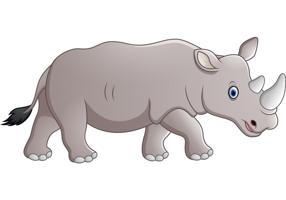 cartoon rhino