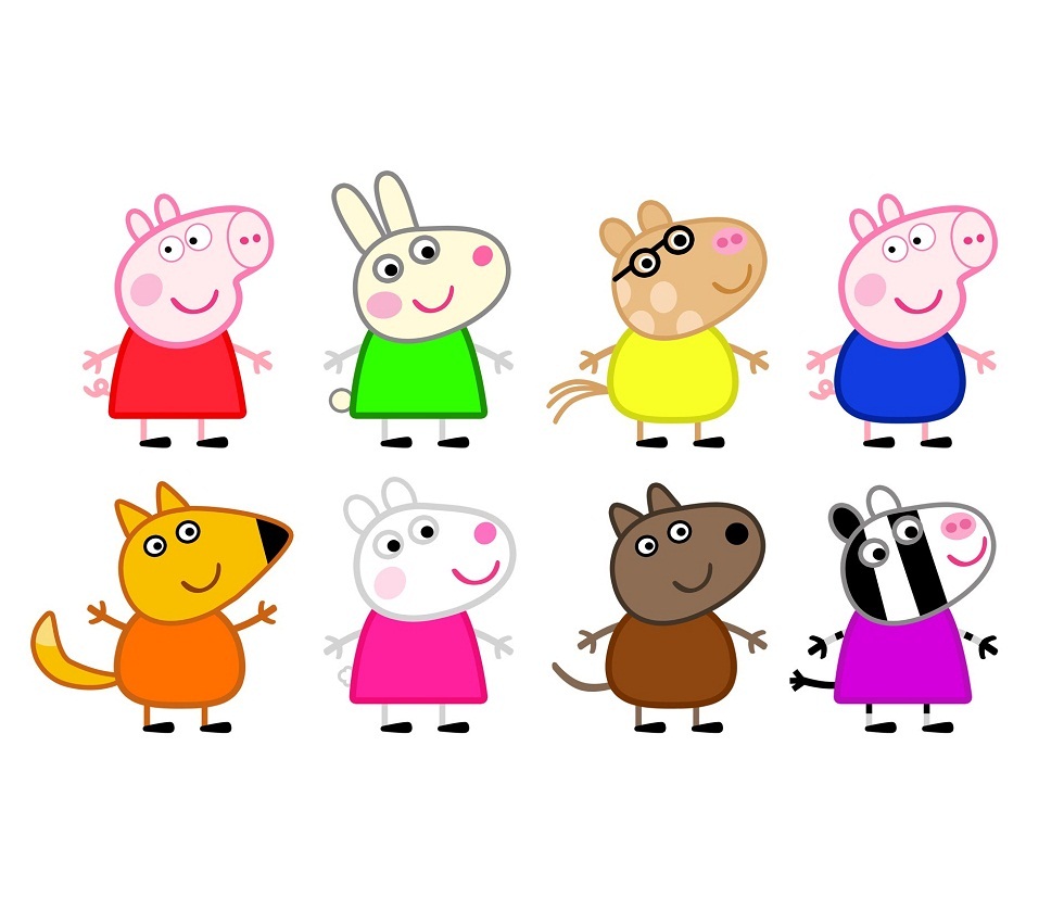 characters in peppa pig
