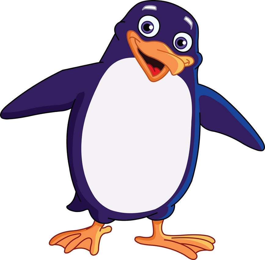 cheerful penguin