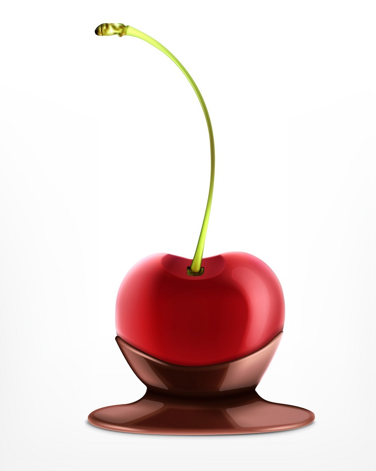 cherry in chocolate