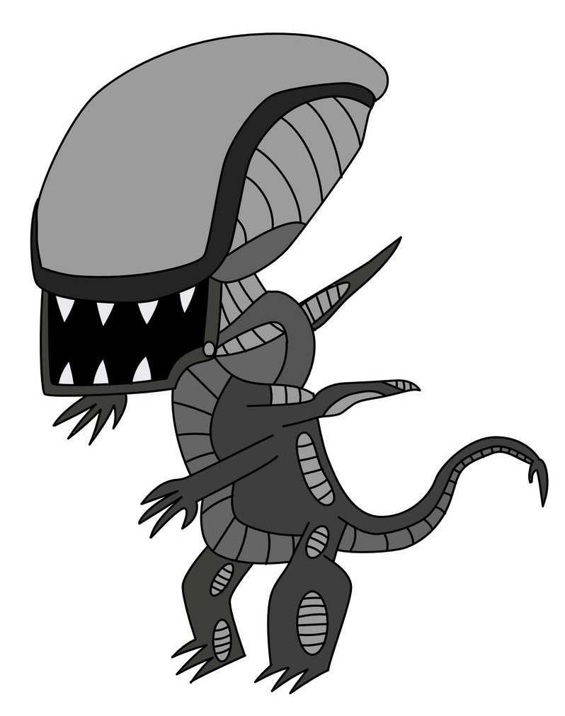 chibi xenomorph alien