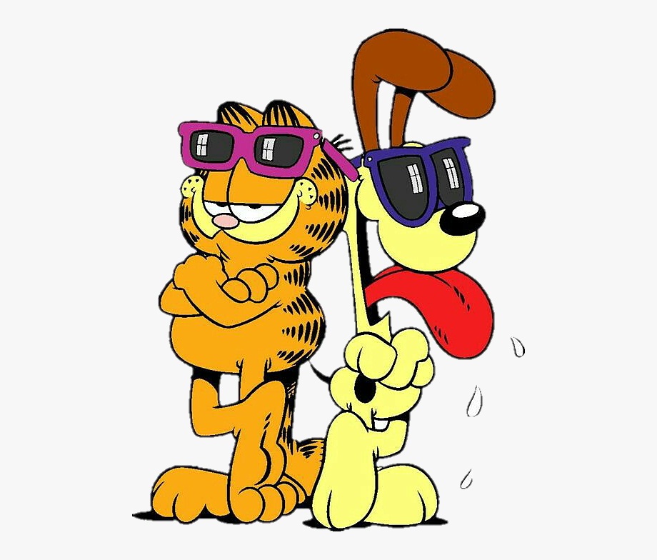 cool garfield and odie
