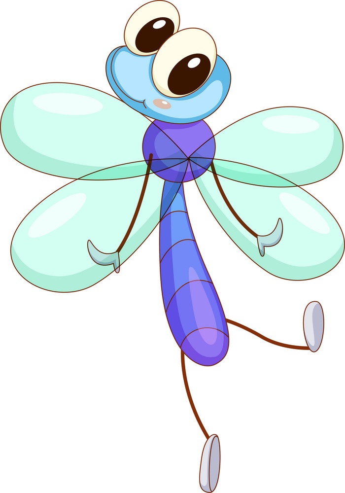 cute dragonfly dancing