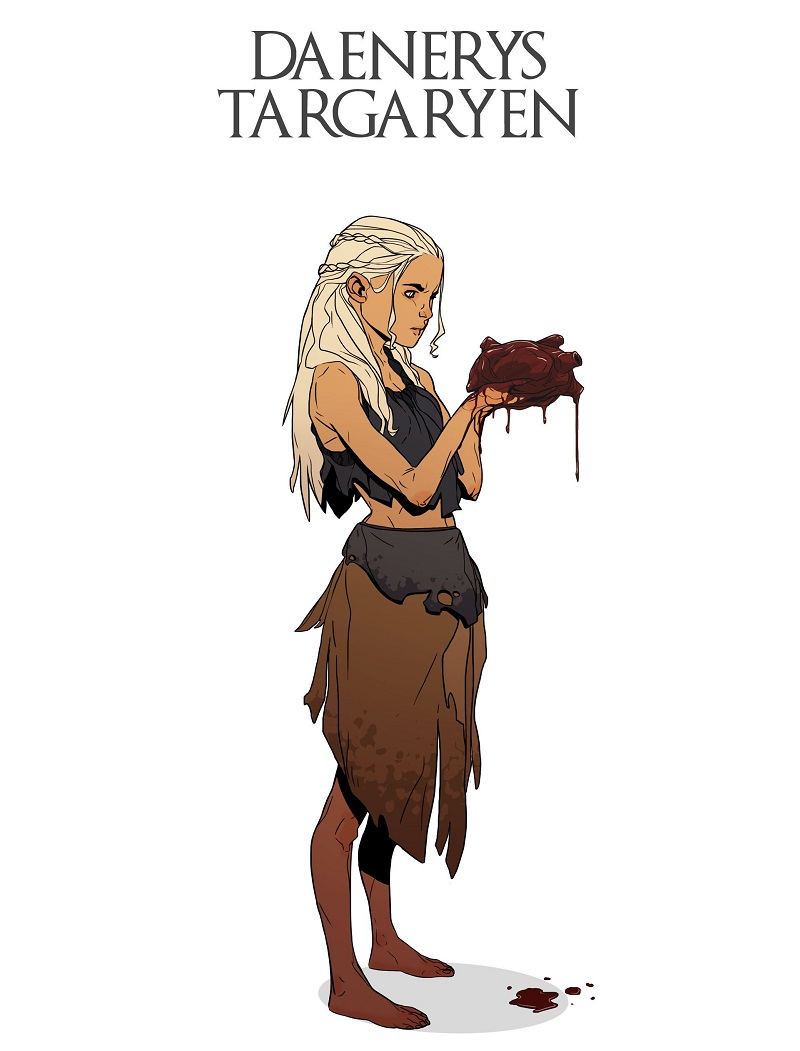 daenerys targaryen with a heart