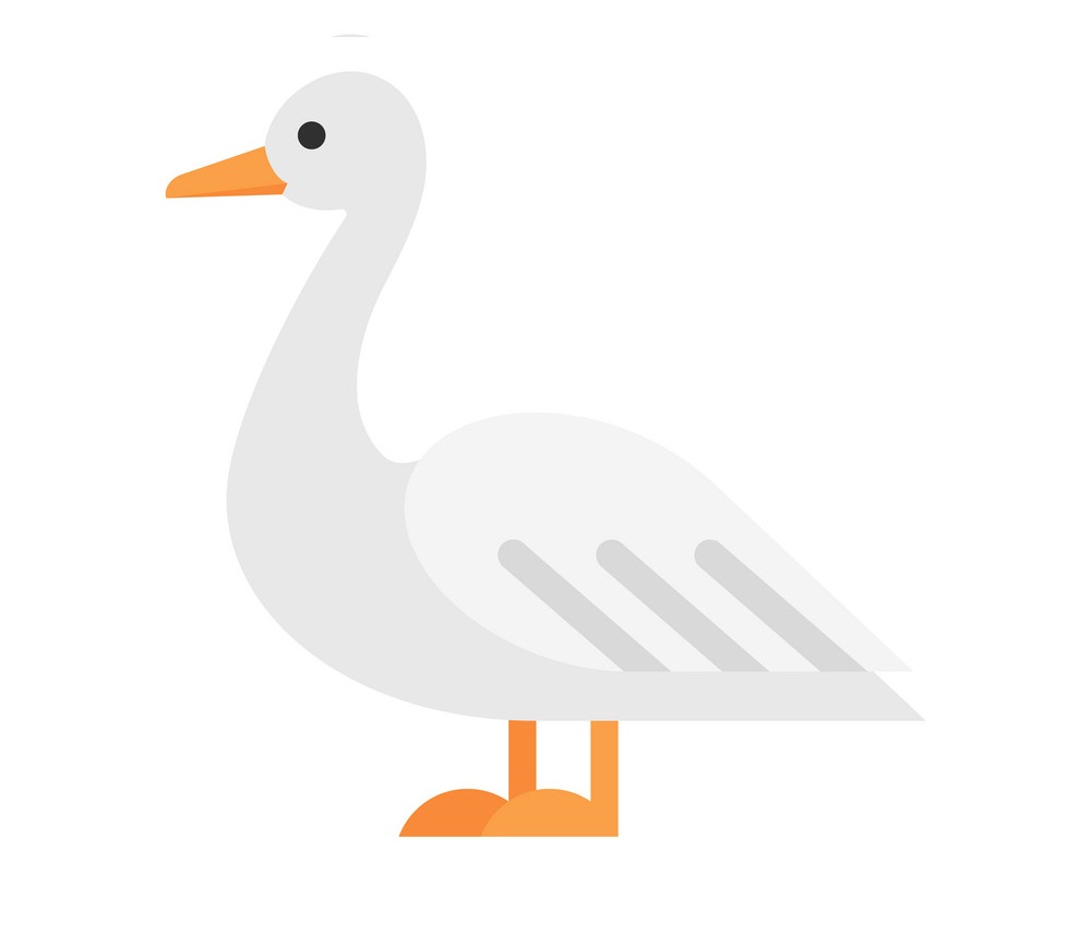 flat duck icon