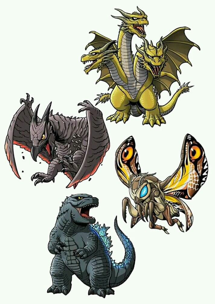 four little monsters