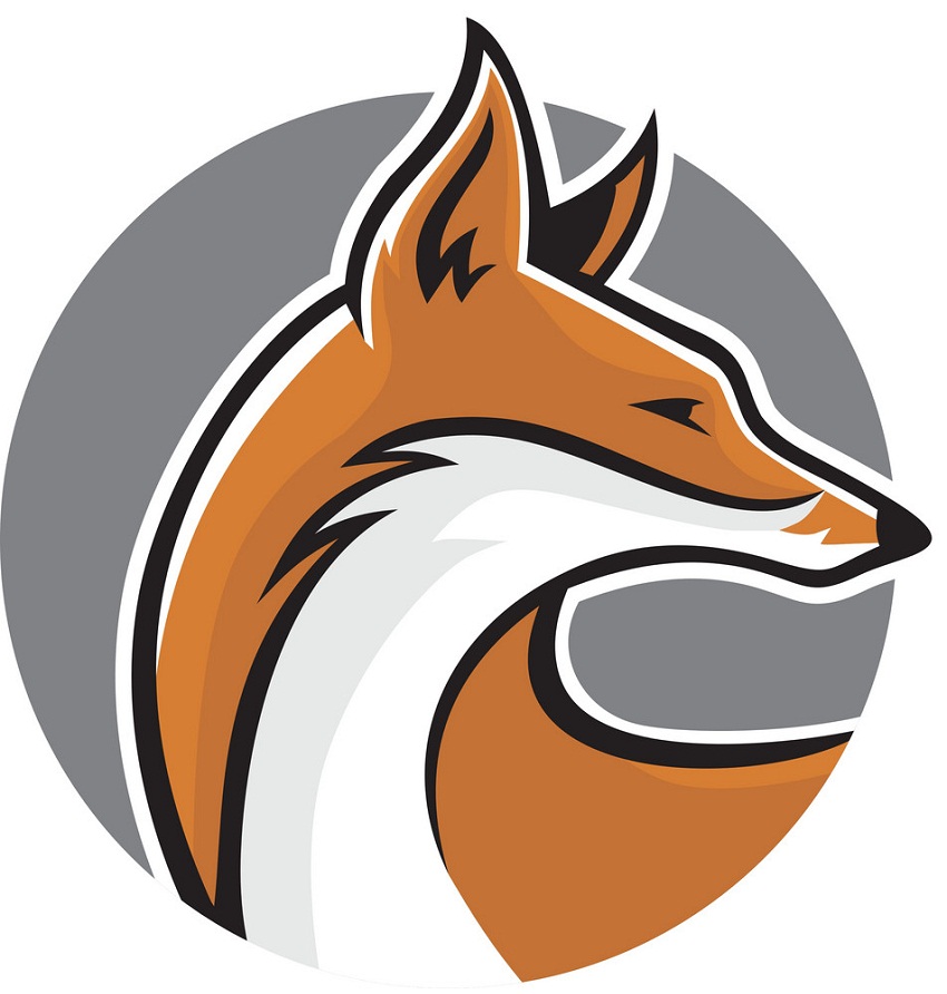 fox mascot side