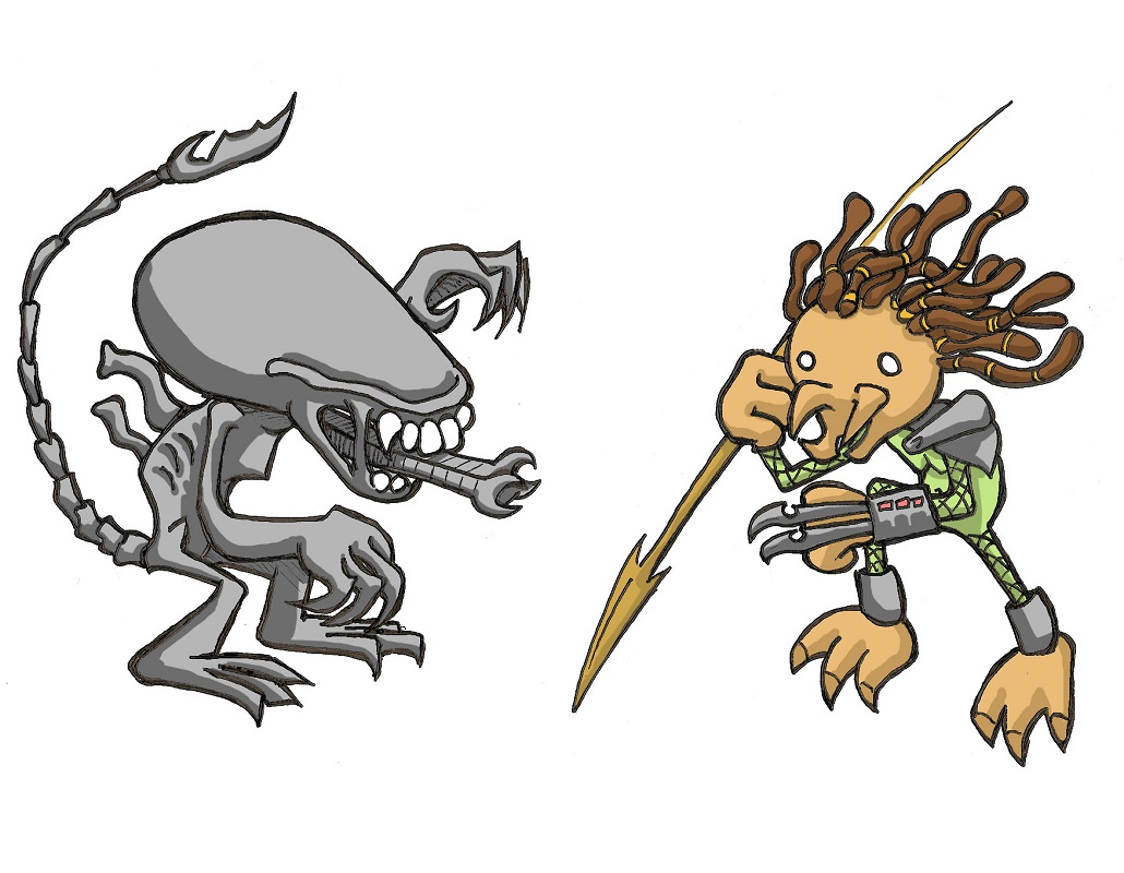 funny alien vs predator