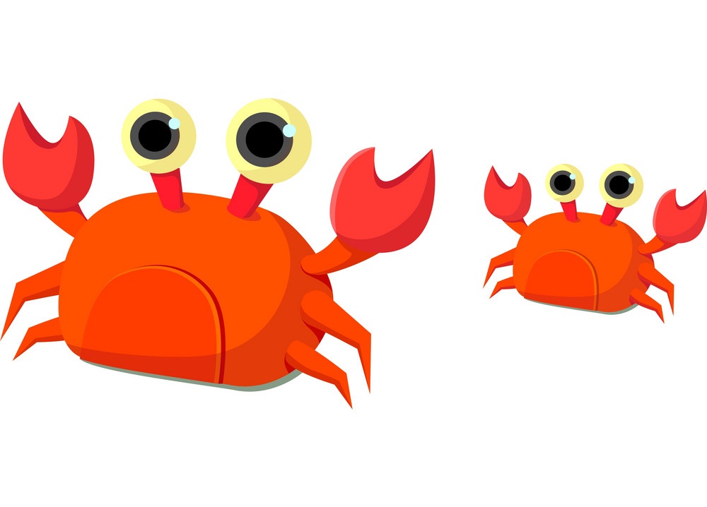 funny crab icon
