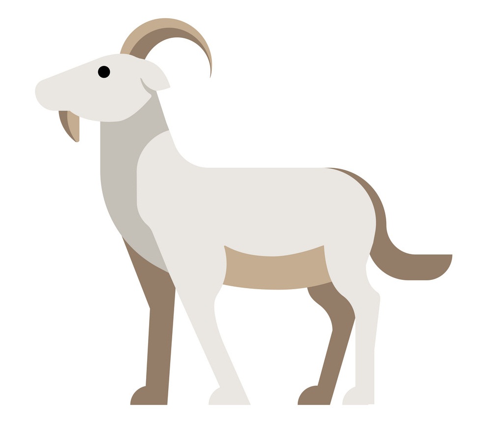 goat flat icon