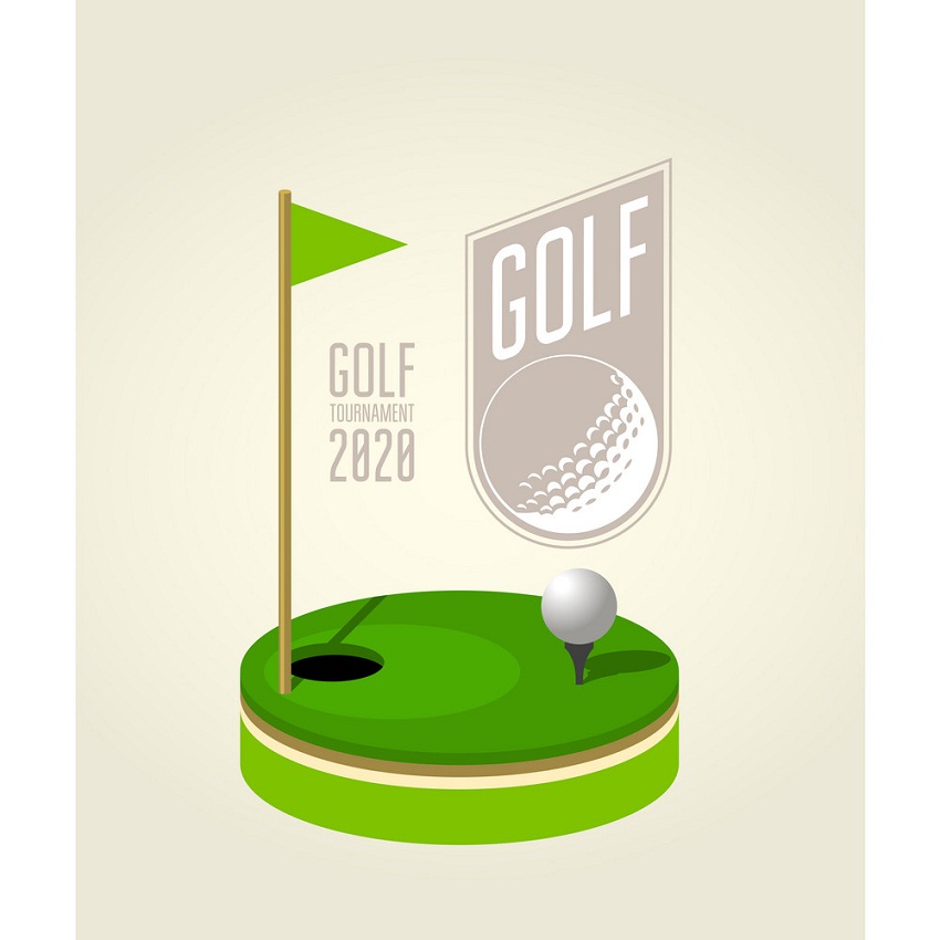 golf tournament poster design