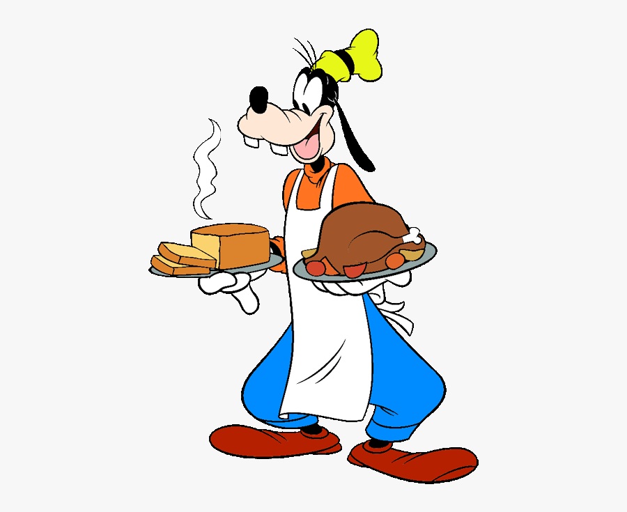 goofy with turkey and bread