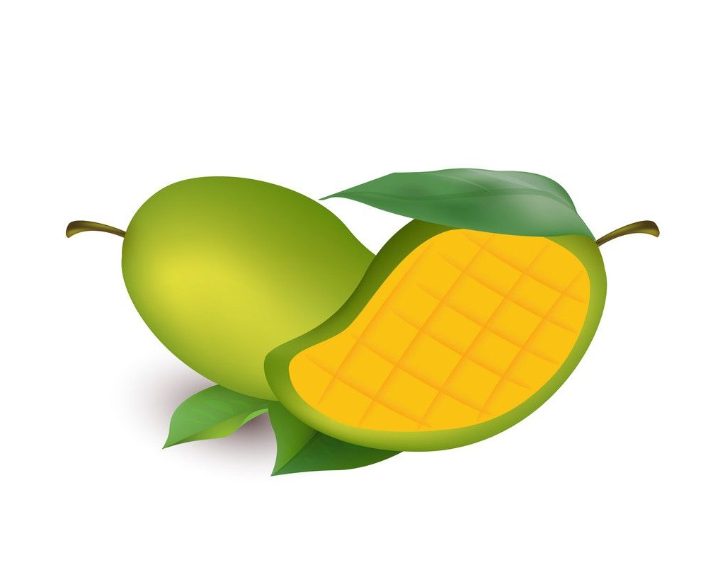 green mango and a half