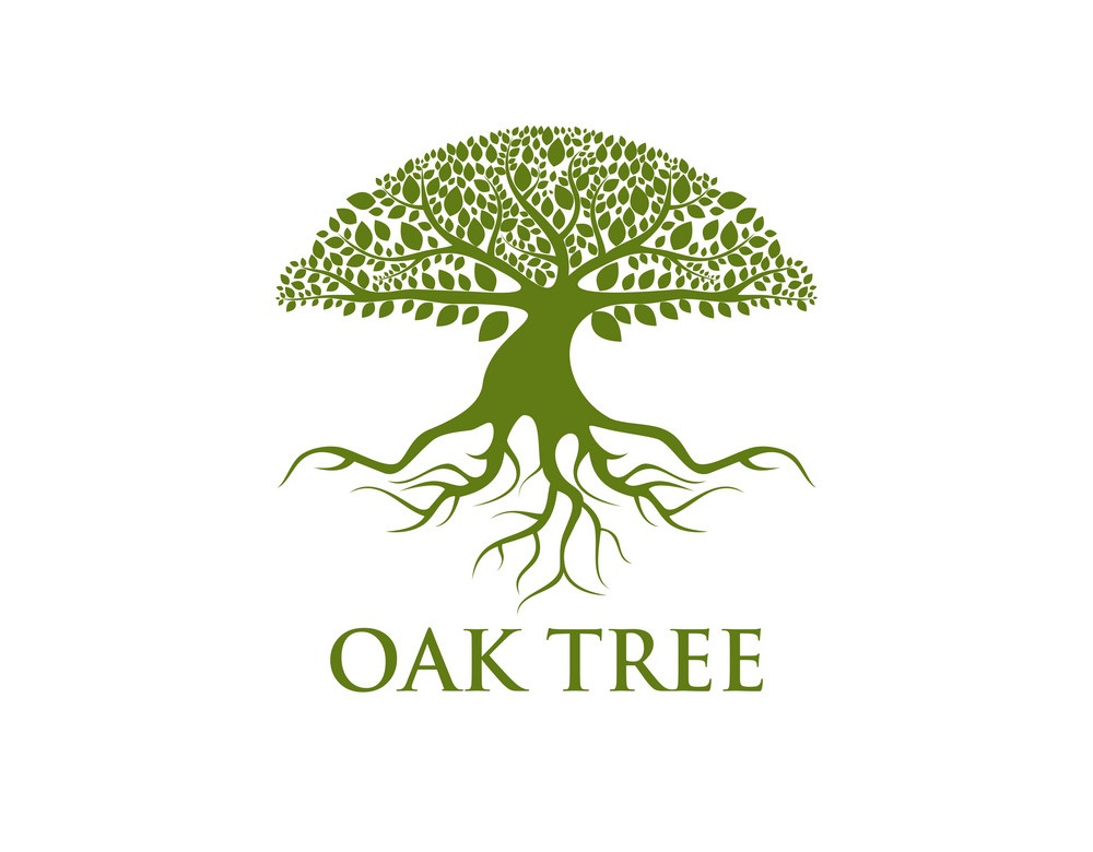 green oak tree logo
