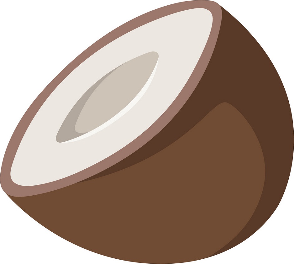 half coconut