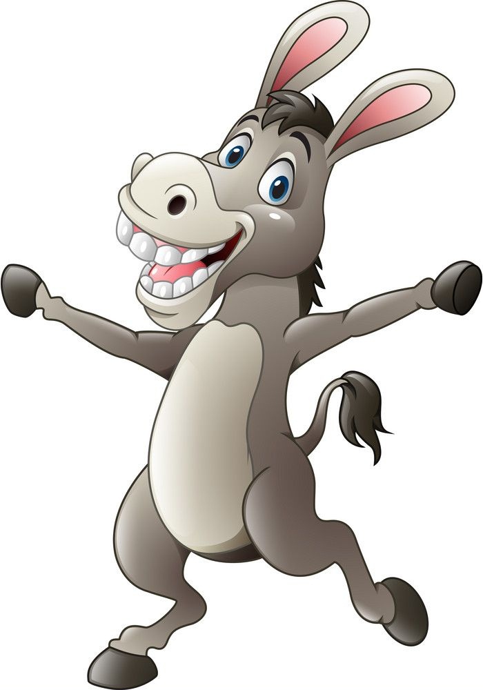 happy donkey dancing