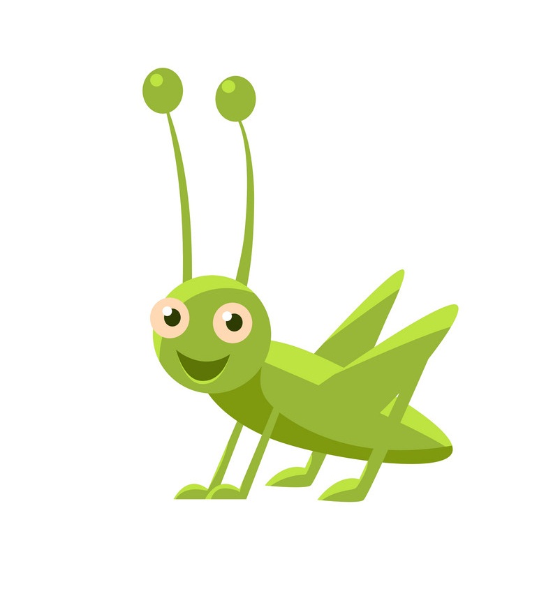 happy grasshopper