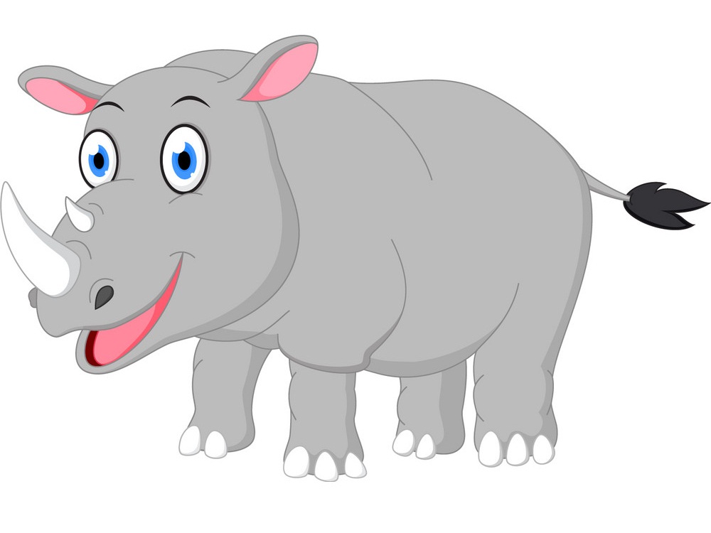 happy rhino