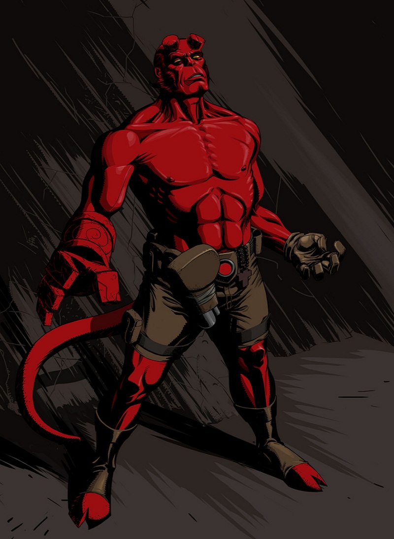 hellboy in the dark