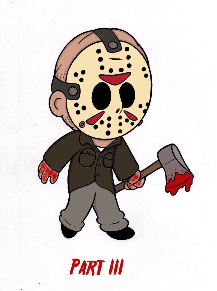 jason with bloody axe