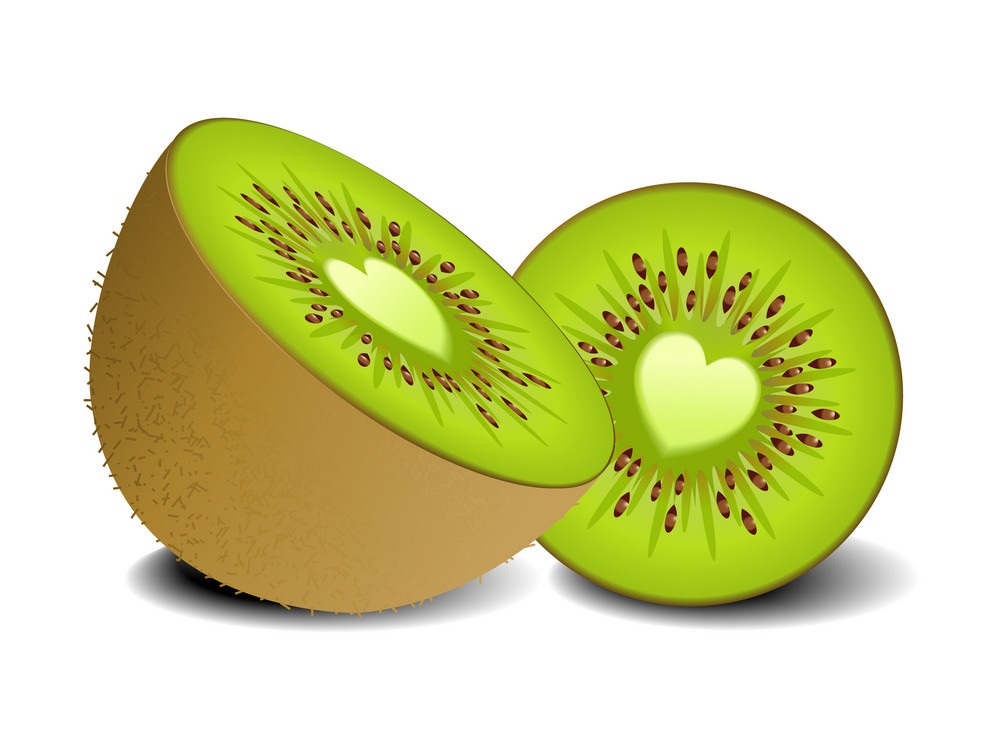 kiwi fruit heart