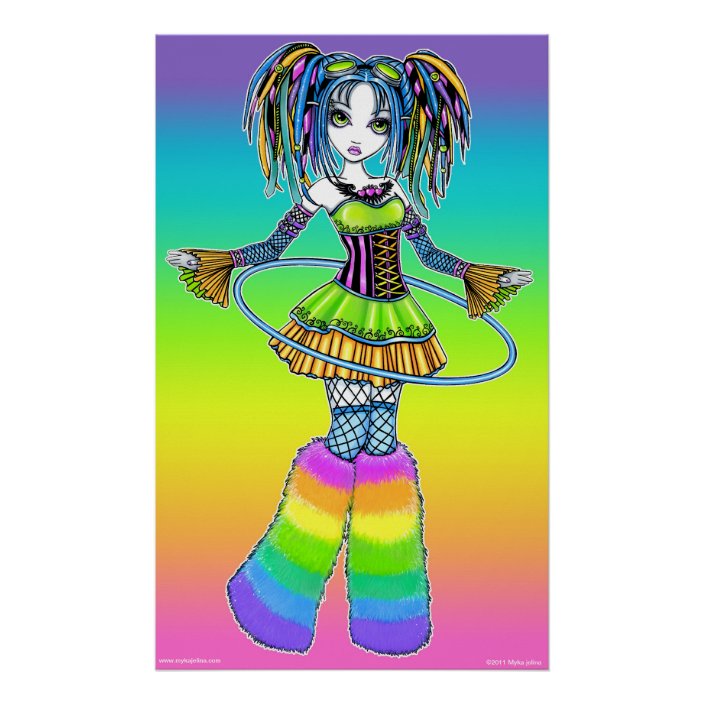 luxie rainbow cyber goth