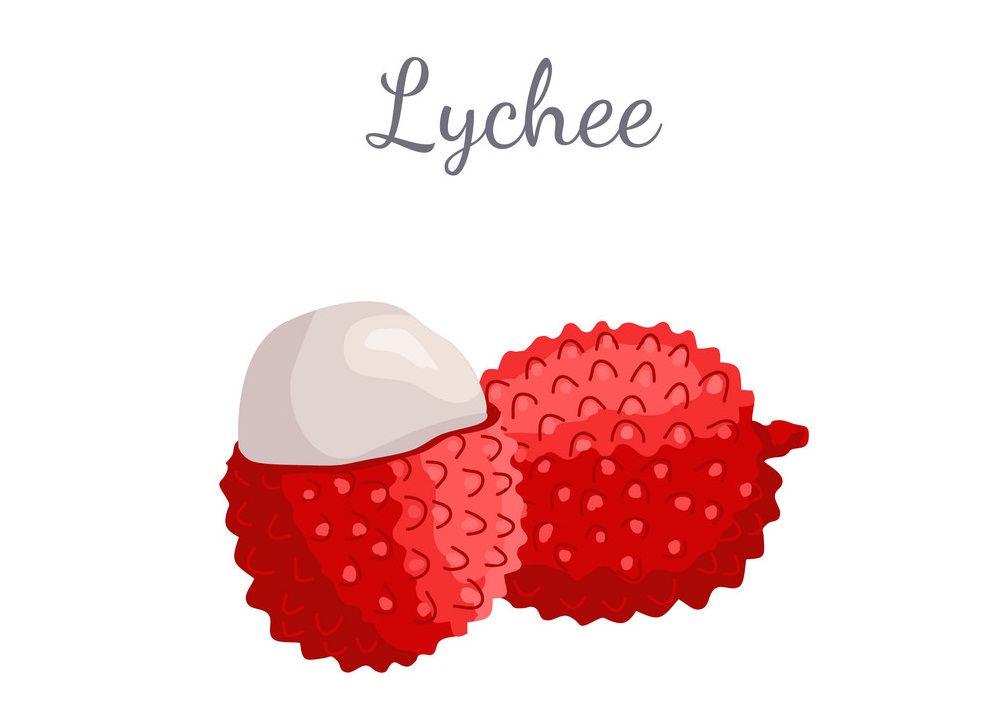 lychee exotic juicy fruit