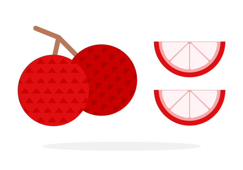 lychees and slices icon