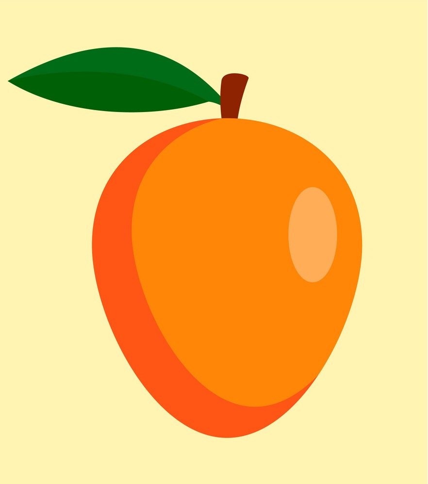 mango flat design