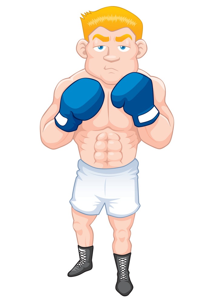muscle boxer man
