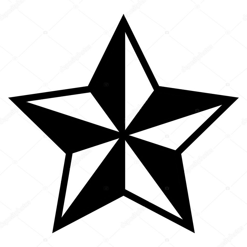 nautical star design 1