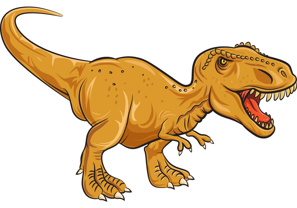 orange tyrannosaurus rex