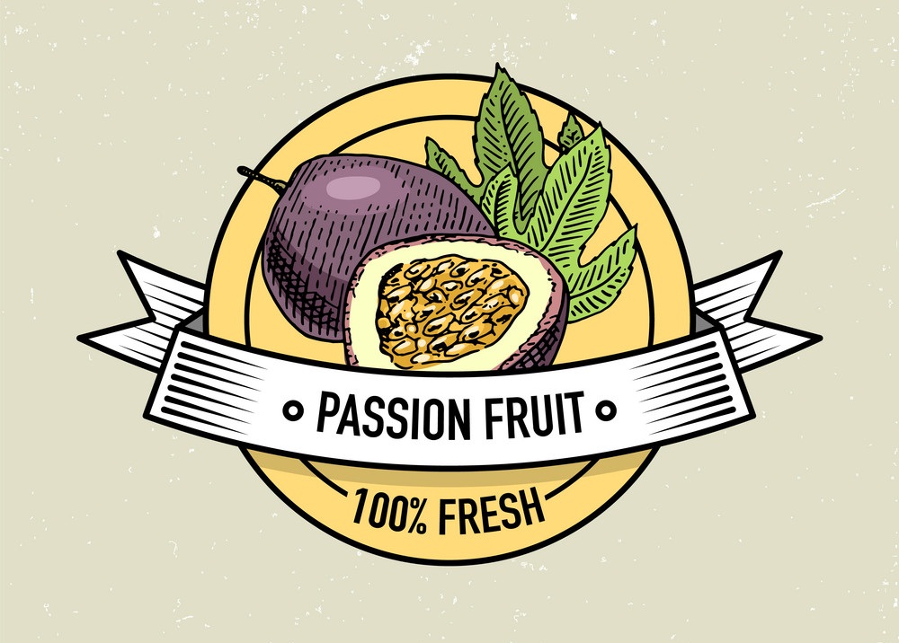 passion fruit vintage logo