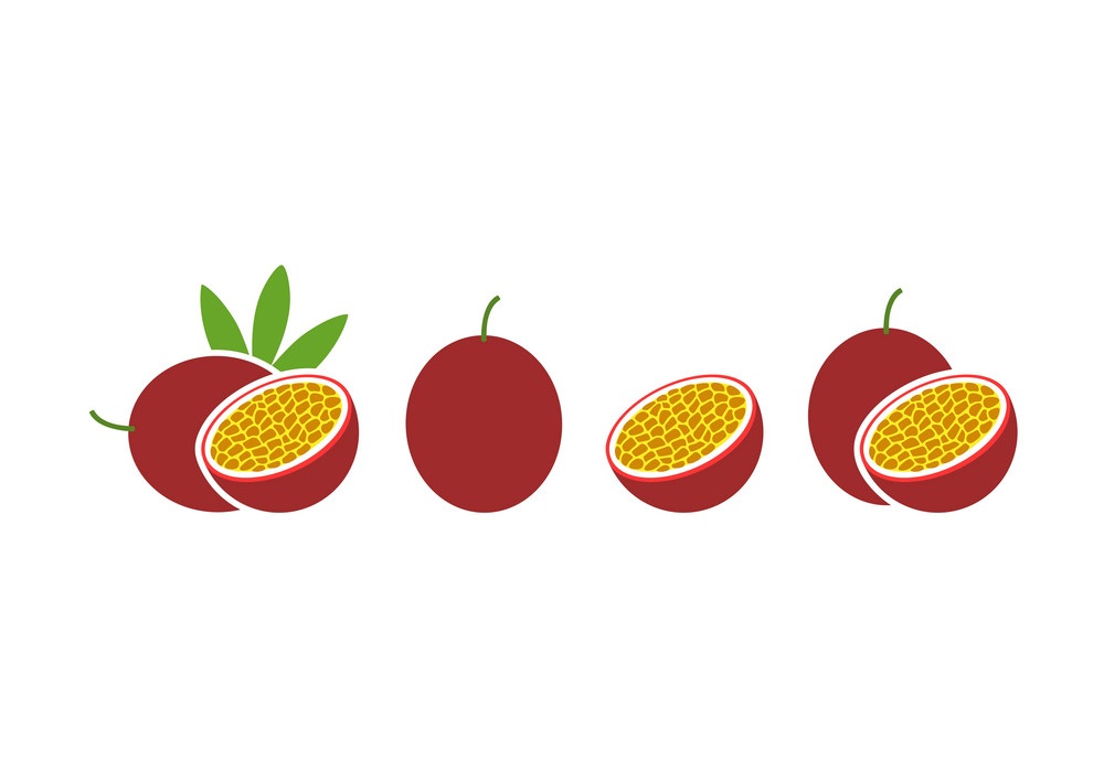 passion fruits icons