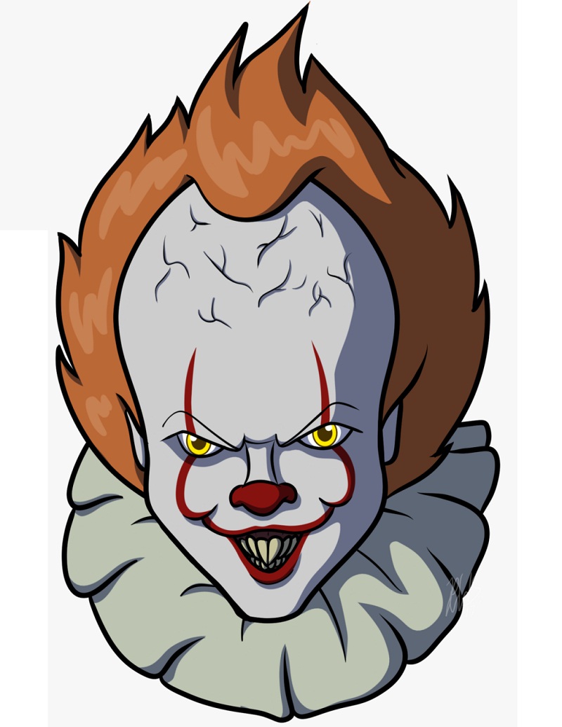 pennywise smiling face