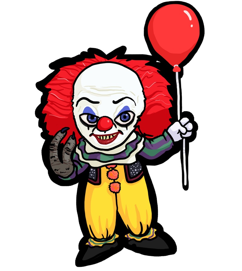 pennywise with monster hand