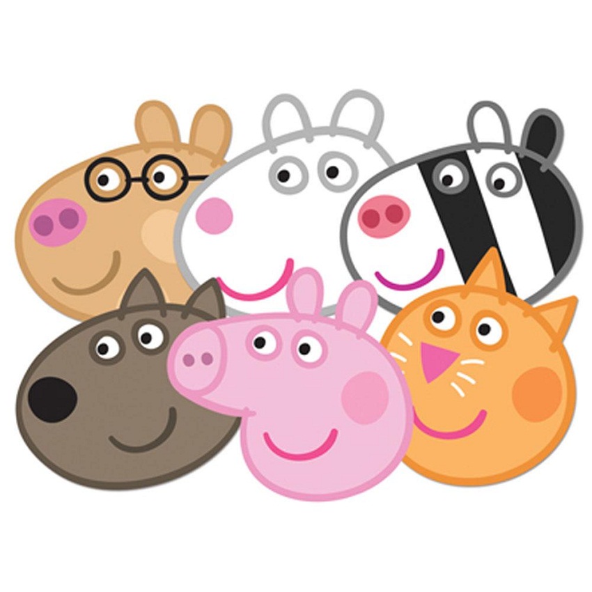peppa pig characters faces