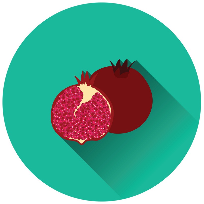 pommegranate logo design