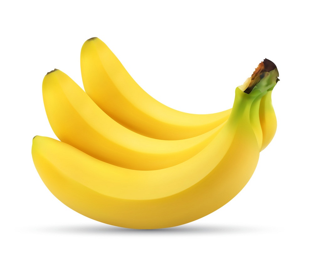 realistic bunch of bananas