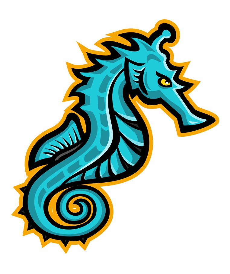 seahorse mascot