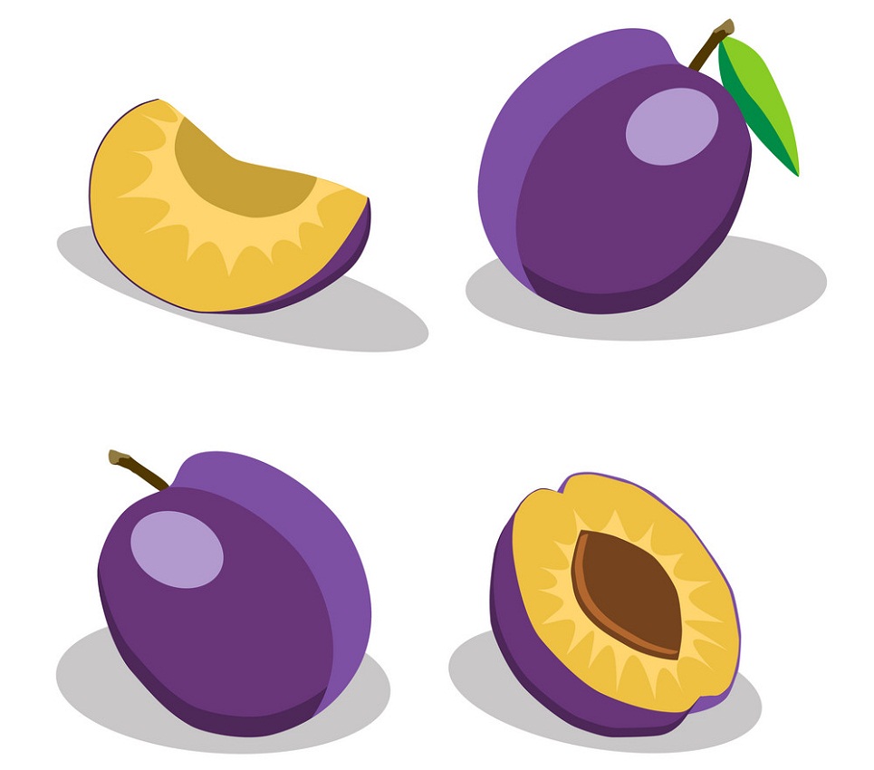 set of plums