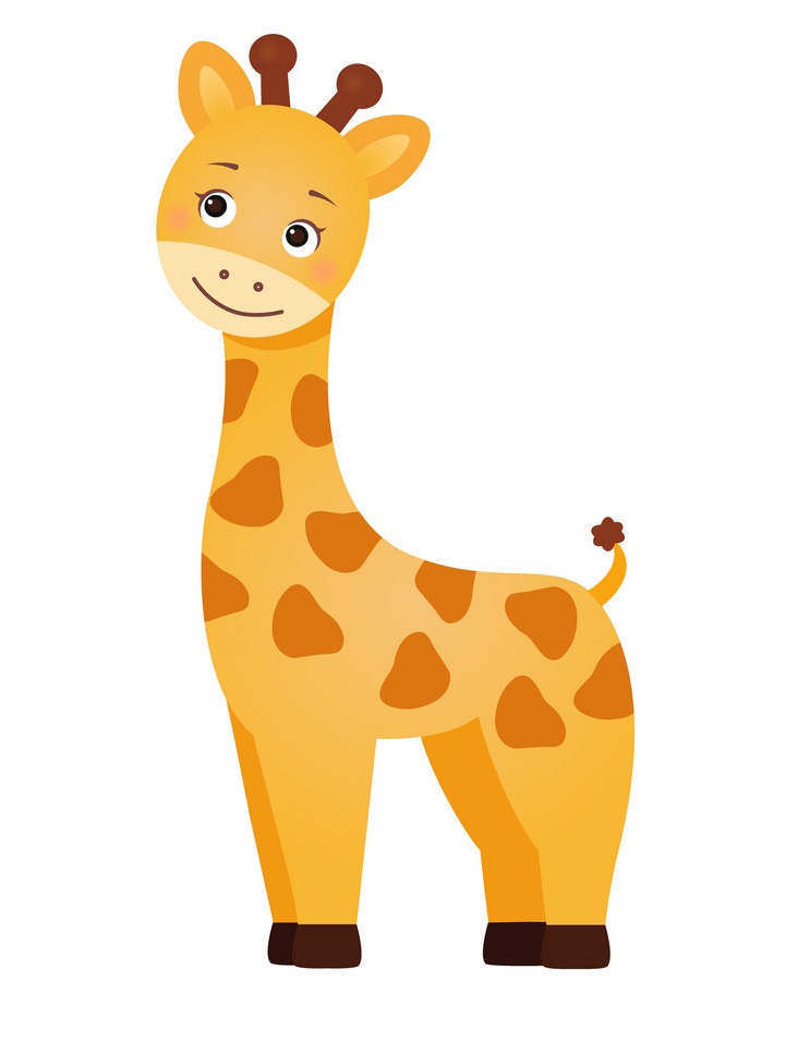 simple cartoon giraffe