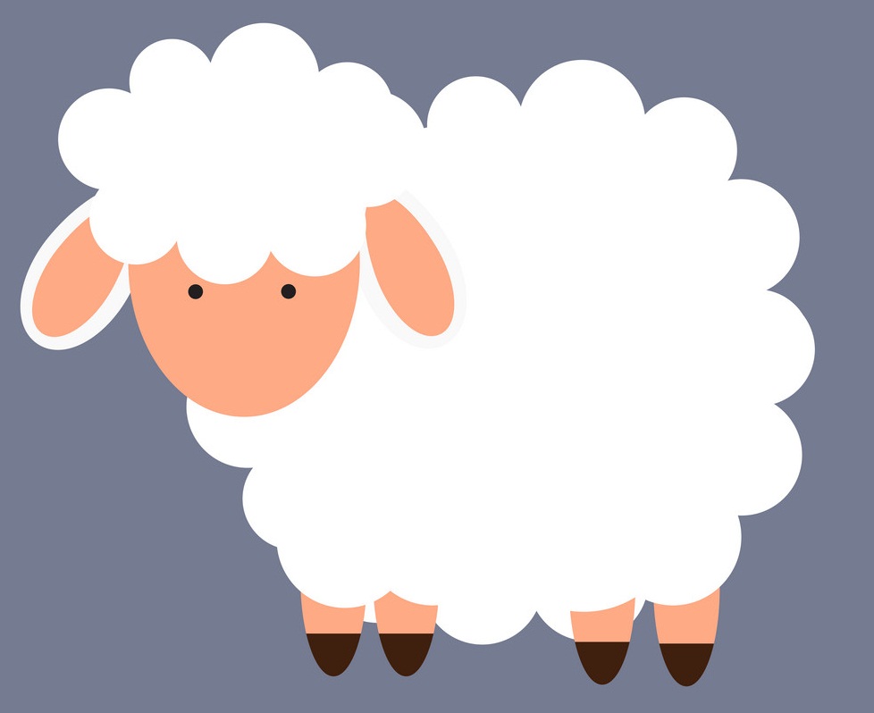 simple cute sheep