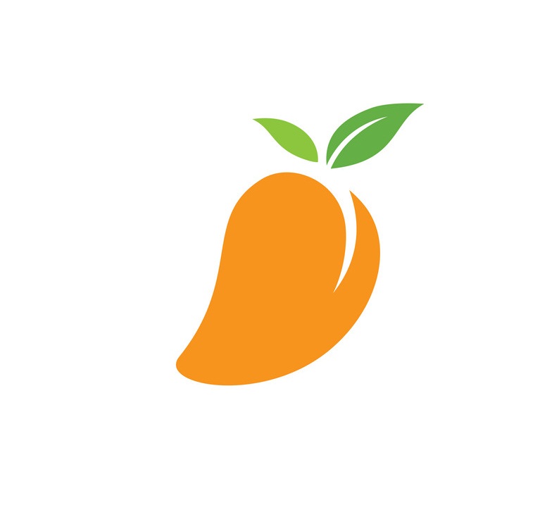 simple mango logo
