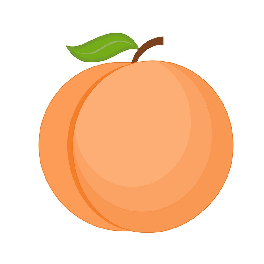 simple peach