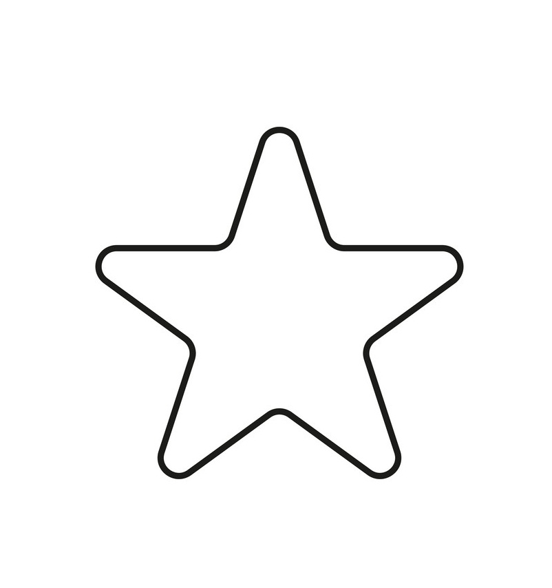 simple star outline