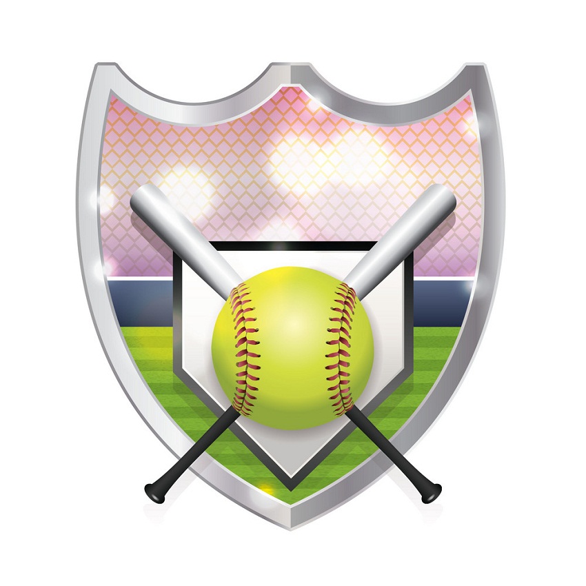 softball badge